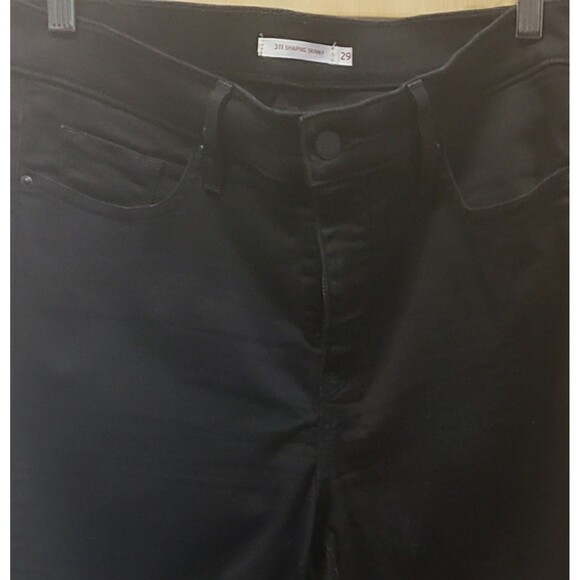 Levi's Womens Black 311 Shaping Skinny Jeans Sz 29 HHH EXCELLENT CONDITION! - Picture 4 of 5